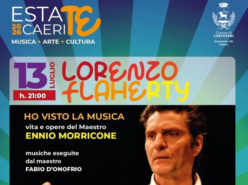A Cerveteri Lorenzo Flaherty racconta il genio di Ennio Morricone - TRC Giornale