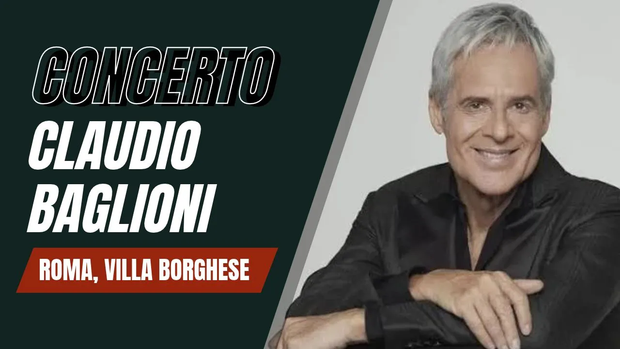 Claudio Baglioni a Villa Borghese il 24 ottobre 2026: orario, scaletta, ospiti e come arrivare