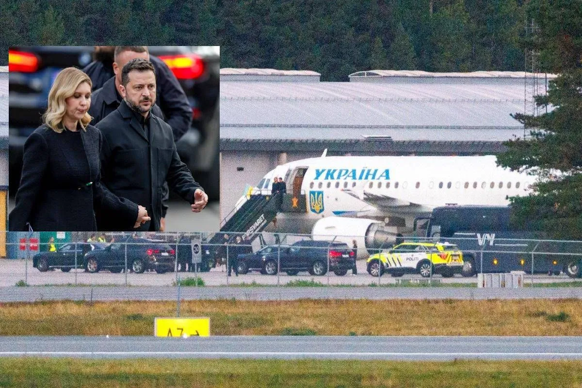 L'aereo di Zelensky "ha rischiato di essere colpito da un drone in volo per Oslo"